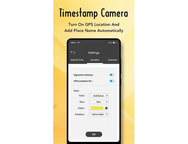 Timestamp camera: DateTime location stamp on photo for Android - Download the APK from Habererciyes